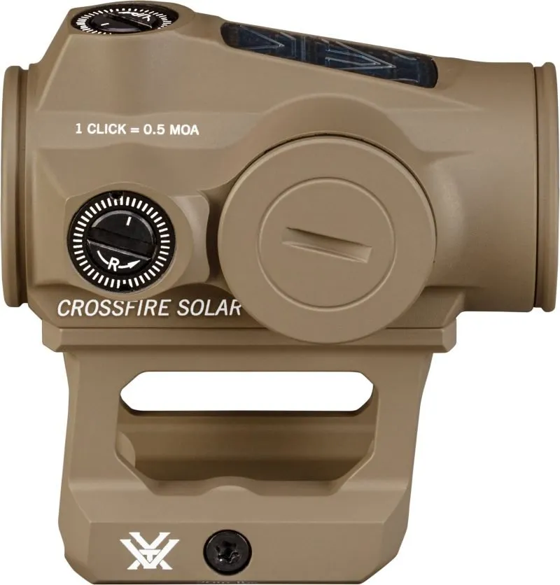 Vortex Crossfire II Solar 2 MOA Red Dot Sight Tan - G4C Gun Store