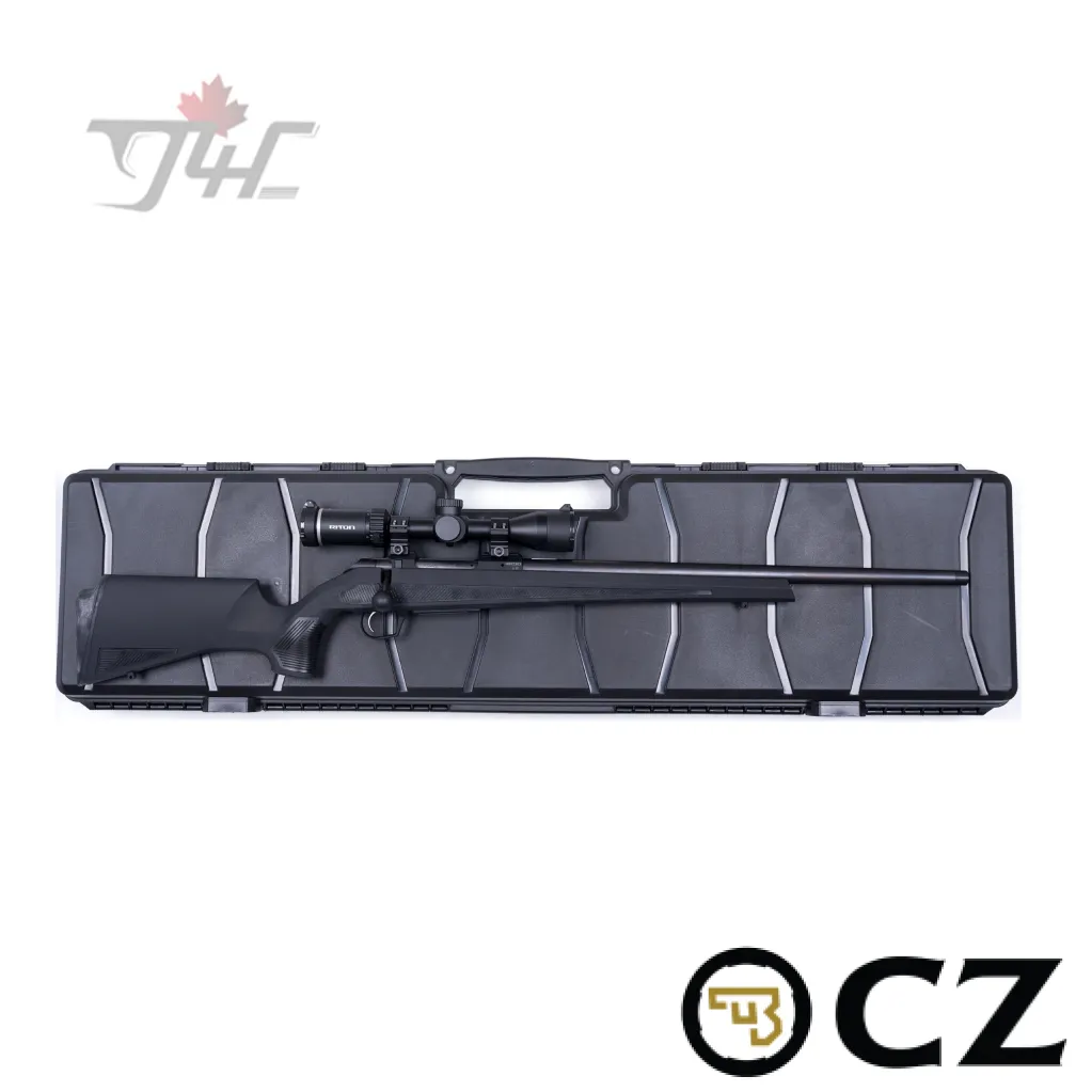 CZ 600 Alpha .30-06 SPRG 20″ 5/8X24 Thread W/Scope & Hard Case Black Combo — g4cgunstore
